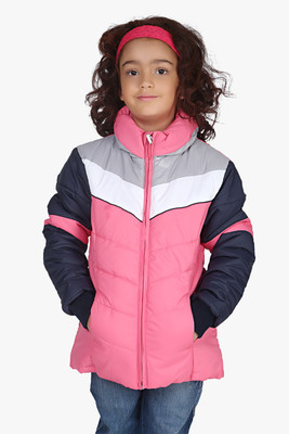 

Beebay Full Sleeve Solid Girls Quilted Jacket, Multicolor
