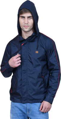 

Forest Club Premium Solid Men Wind Cheater, Dark blue