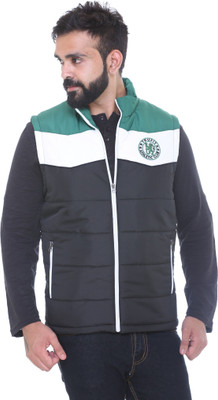 

Trufit Sleeveless Solid Men's Jacket, Black;green;white