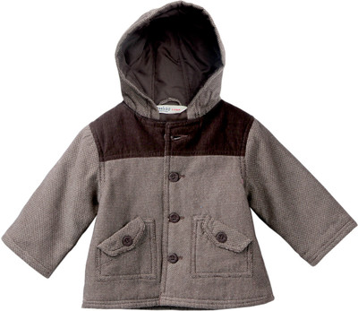 

Beebay Full Sleeve Checkered Baby Boys Shell Jacket, Brown