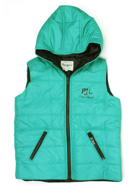 

Pepe Jeans Sleeveless Solid Boys Jacket, Sport green