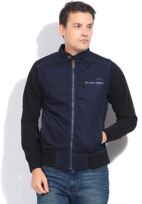

Mufti Full Sleeve Solid Men's Jacket, 97-indigo