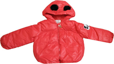 

Icable Full Sleeve Solid Baby Girls Jacket, Red