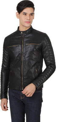 

PerryJones Full Sleeve Solid Men's Jacket, Black