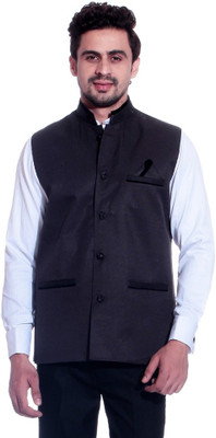 FDS Sleeveless Solid Men Jacket