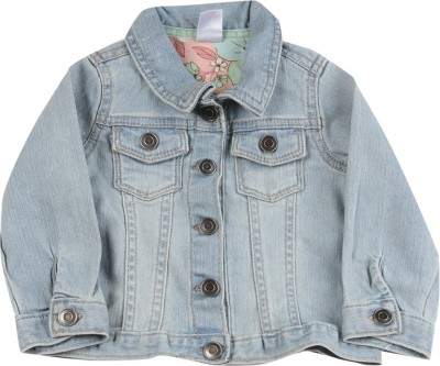 

Carter's Full Sleeve Solid Baby Girls jackets, Denim (463)