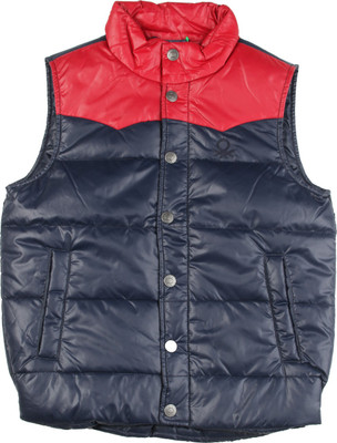 

United Colors of Benetton Sleeveless Solid Baby Boys Jacket, 901
