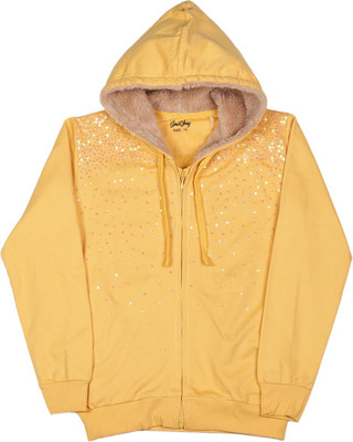 

Gini & Jony Full Sleeve Solid Baby Girls Jacket, 1290