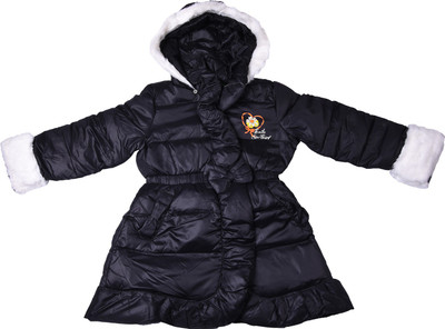 

LOLLandofLittles Full Sleeve Printed Baby Boys & Baby Girls Jacket, Black