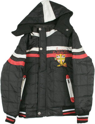 Fort Collins Full Sleeve Solid Boys Jacket, Black