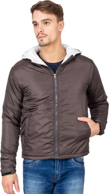 

Campus Sutra Full Sleeve Solid Men Quilted Jacket, Brown