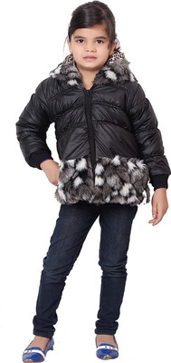 

Sakhi Sang Full Sleeve Solid Baby Girls Jacket, Black