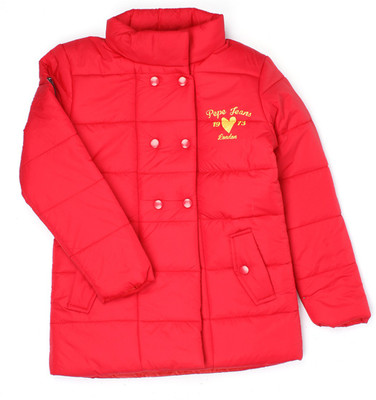 

Pepe Jeans Full Sleeve Solid Girls Jacket, Red