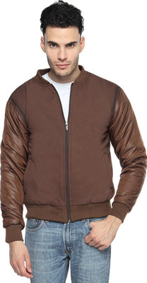 

Campus Sutra Full Sleeve Solid Men Quilted Jacket, Brown