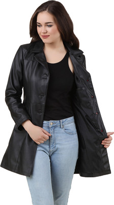 

PerryJones Full Sleeve Solid Women's Jacket, Black