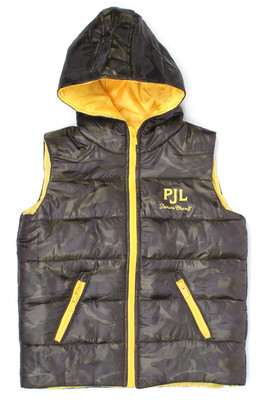 

Pepe Jeans Sleeveless Solid Boys Jacket, Olive