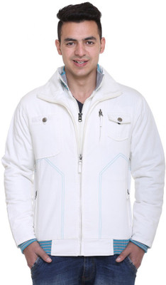 

Trufit Full Sleeve Solid Men's Jacket, White