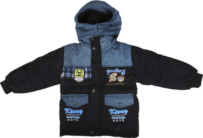 

Baby Boo Full Sleeve Embellished Boys Jacket, Black