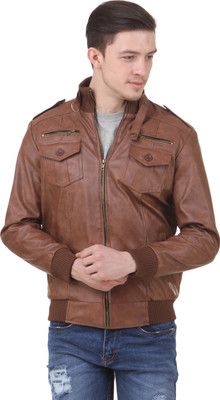

RoseBella Full Sleeve Solid Men' Jacket, Tan