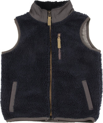 

Carter's Sleeveless Self Design Baby Boys jackets, Navy (400)