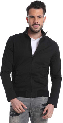 

Jack & Jones Full Sleeve Solid Men's Jacket, Black
