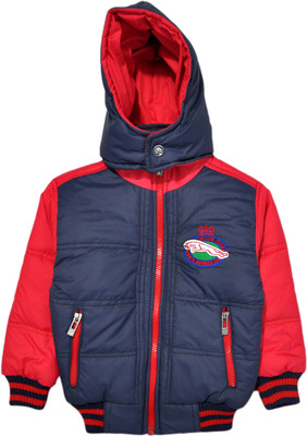 

Kangaroo Kids Full Sleeve Solid Baby Boys Jacket, Red