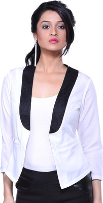 

Vea Kupia Solid Women's Quilted Jacket, Black;white