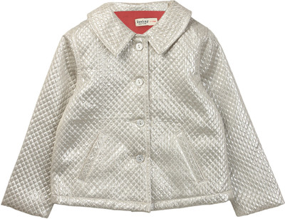 

Beebay Full Sleeve Solid Baby Girls Shell Jacket, White