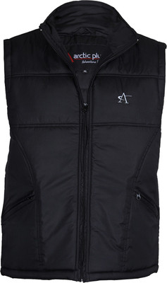 ArcticPlus Sleeveless Solid Men PolyFill Jacket ArcticPlus Sleeveless Solid Men PolyFill Jacket