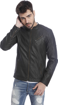

Jack & Jones Full Sleeve Solid Men' Jacket, Black