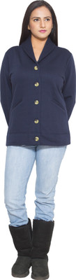 

Finesse Full Sleeve Solid Women's Jacket, Navy
