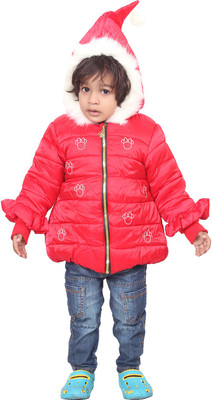 

Sakhi Sang Full Sleeve Solid Baby Girls Jacket, Red