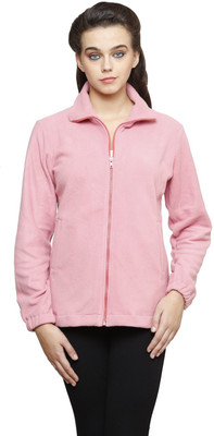 

Finesse Full Sleeve Solid Women's Jacket, Baby pink