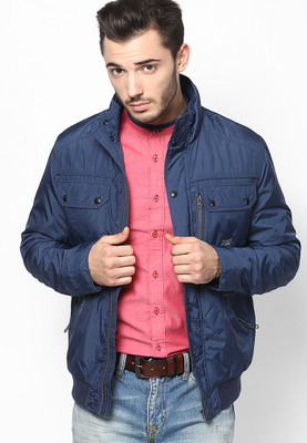 

Jack & Jones Full Sleeve Solid Men's Jacket, Dark navy