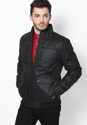 

Jack & Jones Full Sleeve Solid Men's Jacket, Black