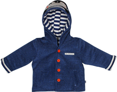 

FS MINI KLUB Full Sleeve Solid Baby Boys Jacket, Navy