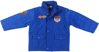 

FS MINI KLUB Full Sleeve Solid Baby Boys Quilted jacket, Navy
