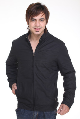 TRUFIT Full Sleeve Solid Men Bomber Jacket