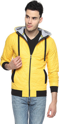 

Campus Sutra Full Sleeve Solid Men Quilted Jacket, Yellow