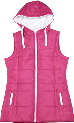 

Fort Collins Sleeveless Solid Girls Quilted Jacket, Pink