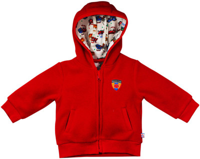 

FS MINI KLUB Full Sleeve Printed Baby Boys Jacket, Red