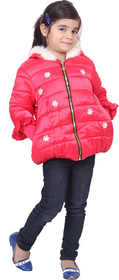 

Sakhi Sang Full Sleeve Solid Baby Girls Jacket, Red