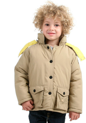 

Cherry Crumble California Full Sleeve Solid Baby Boys Jacket, Beige