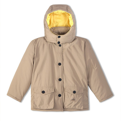 

Cherry Crumble California Full Sleeve Solid Baby Girls Jacket, Beige