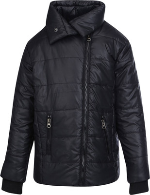 

Life by Shoppers Stop Full Sleeve Solid Girls Jacket, Black