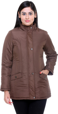 

Trufit Full Sleeve Solid Women's Jacket, Brown
