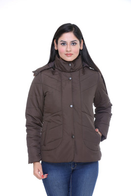 

Trufit Full Sleeve Solid Women's Jacket, Brown