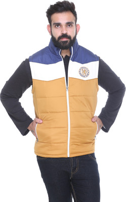 

Trufit Sleeveless Solid Men's Jacket, Blue;white;yellow