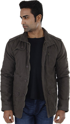 

Wrangler Full Sleeve Solid Men's Jacket, Olive