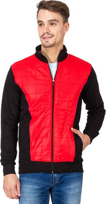 

Campus Sutra Full Sleeve Solid Men Quilted Jacket, Red